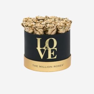 Classic Black Box | Love Edition | Gold Roses