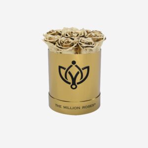 Basic Mirror Gold Box | Gold Roses