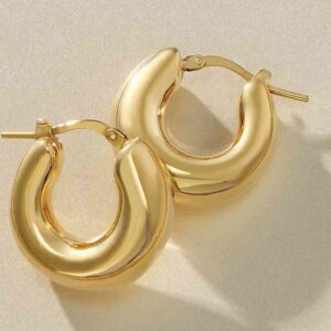 Gold Huggy Hoops