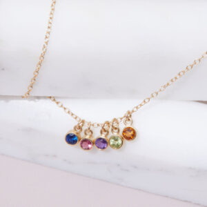 Birthstone Charm Necklace